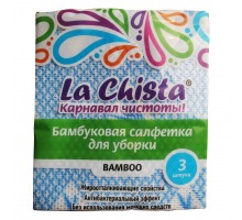 Салфетка бамбуковая La Chista Bamboo 30х34 см, 3шт *50 - 4627087922276