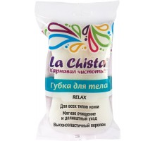 Губка для тела La Chista Relax 16х10х5 см, 1шт *50 - 4627087921149