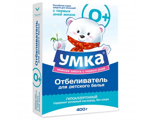 Отбеливатель детский УМКА 400 гр БМ (ШК: 4627087920364 )