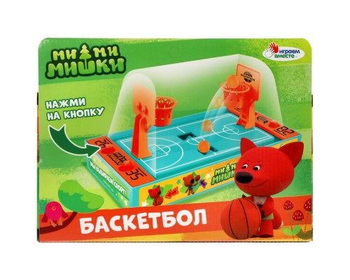 Настольная игра баскетбол Ми-ми-мишки кор.22*11*12см ИГРАЕМ ВМЕСТЕ в кор.2*48шт 4630115526193